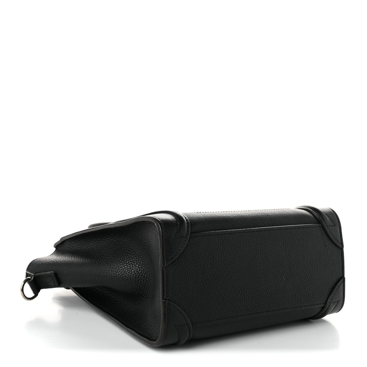 Celine Drummed Calfskin Nano Luggage Black 4 of 11