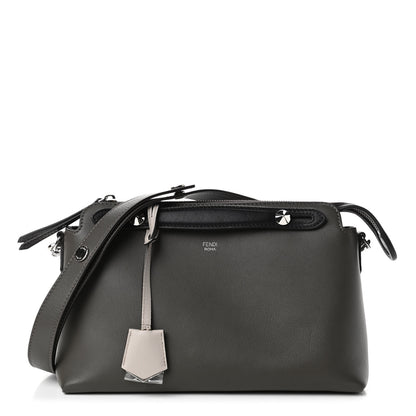 Fendi Vitello Dolce 4 Color Medium By The Way Boston Bag Carbone Grigio Polvere Multicolor 1 of 4