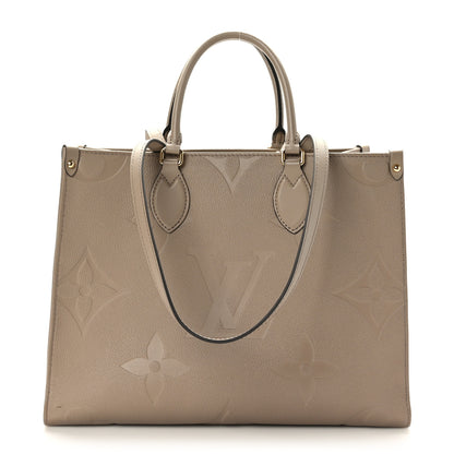 Louis Vuitton Empreinte Monogram Giant Onthego MM Tourterelle 1 of 8