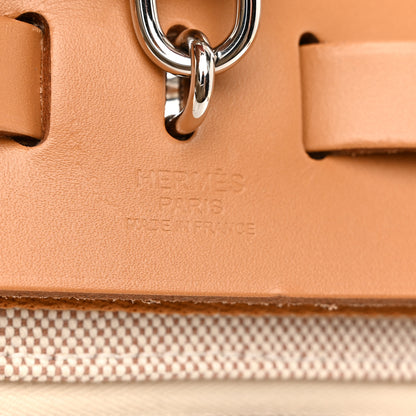 Hermes Vache Hunter Criss Viking Herbag Zip Retourne 31 PM Ecru Beige Naturel 7 of 11