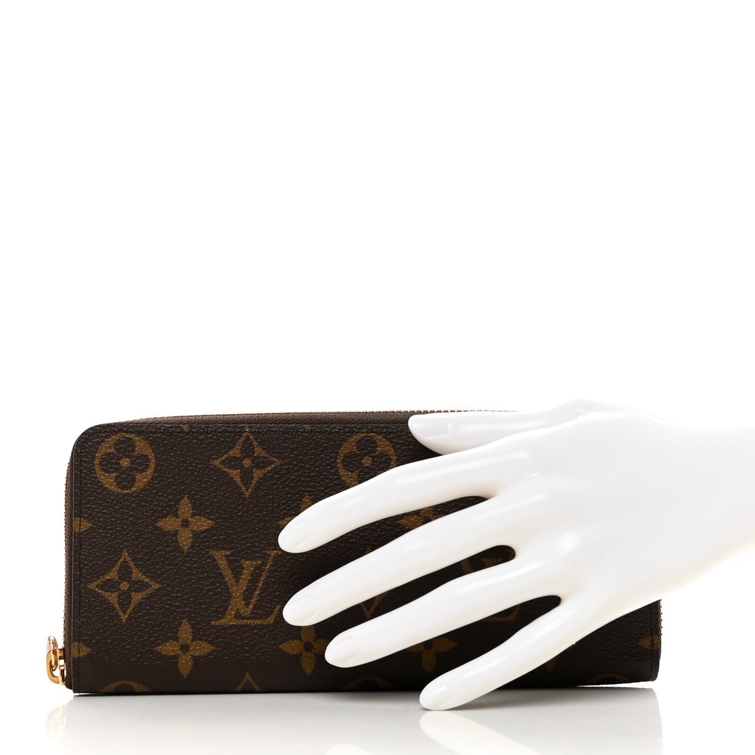 Louis Vuitton Monogram Clemence Wallet Rose Ballerine 2 of 7