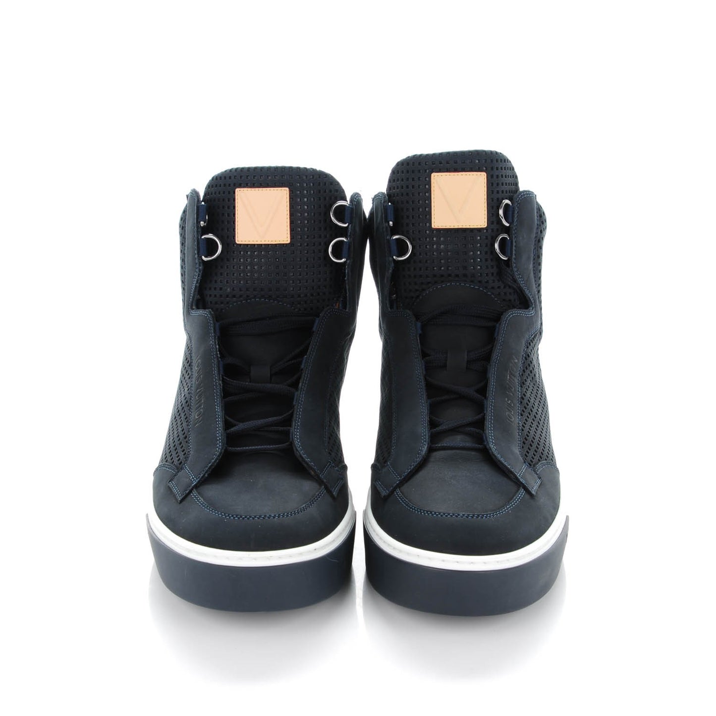 Nubuck Speaker High Top Sneakers 9 Marine