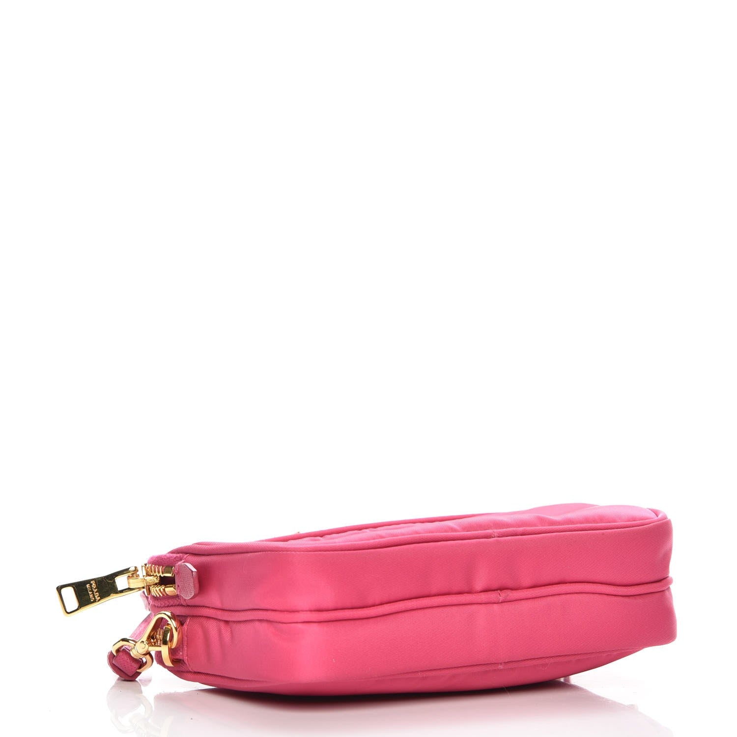 Prada Tessuto Nylon Saffiano Mini Camera Crossbody Fuxia 4 of 8