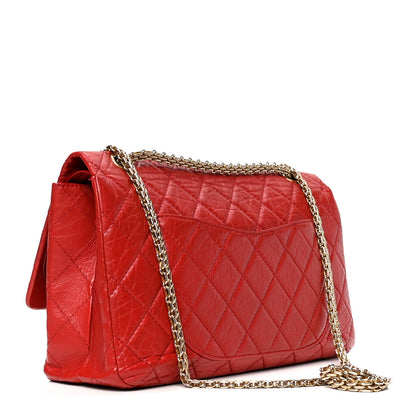 Chanel Aged Calfskin Quilted 2.55 Reissue 227 Flap Red 2 of 6