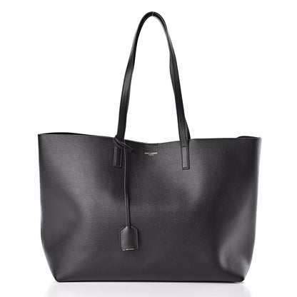 Saint Laurent Calfskin Large Shopping Tote Black 3 of 11