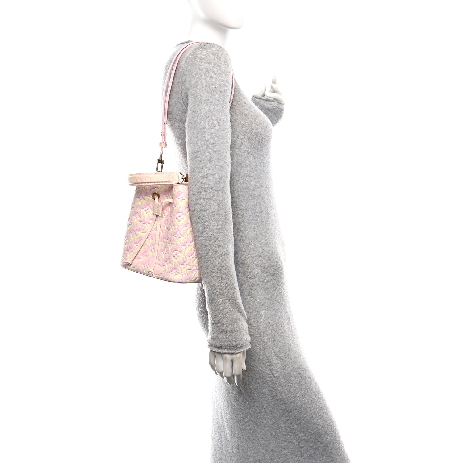 Louis Vuitton Empreinte Monogram Summer Stardust Neonoe BB Pink 2 of 11