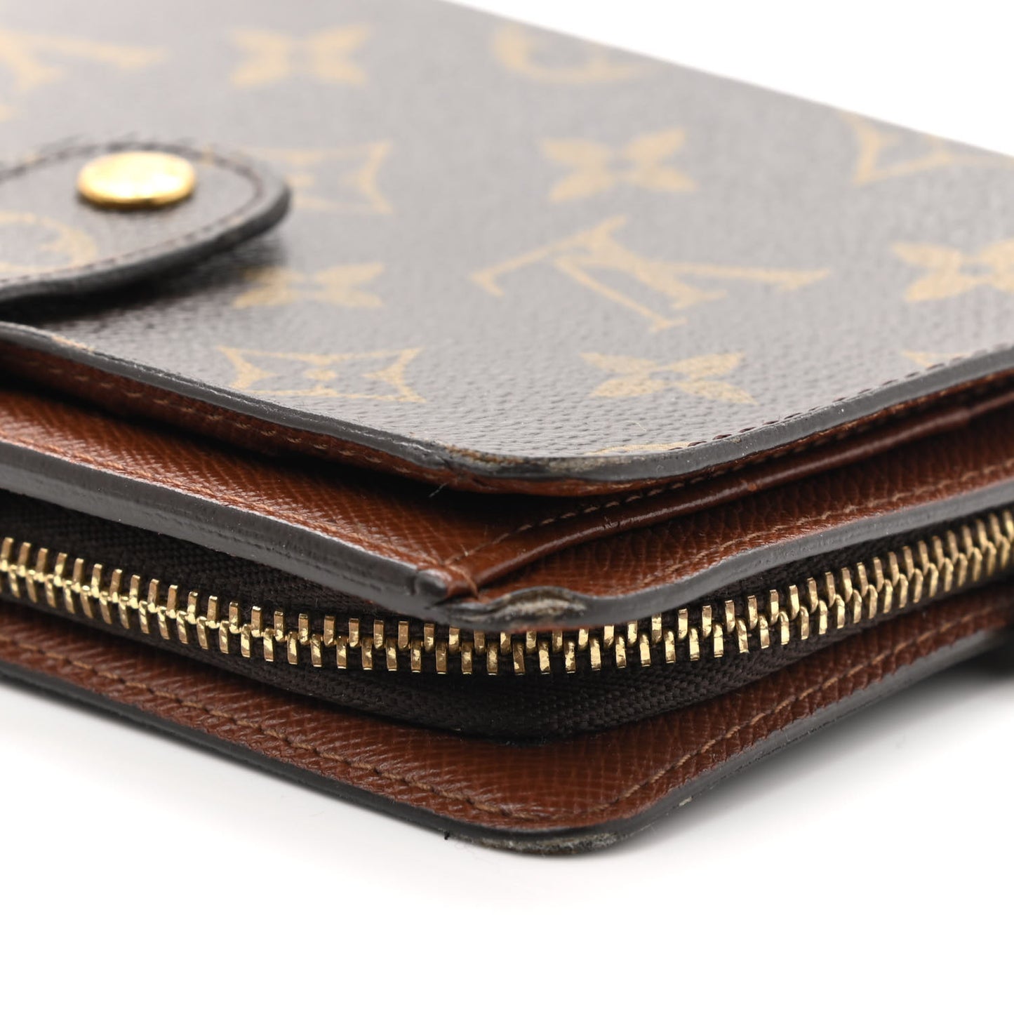 Monogram Zipped Papers Wallet