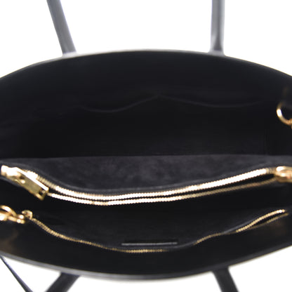 Saint Laurent Calfskin Small Sac De Jour White Black 5 of 18