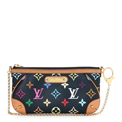 Louis Vuitton Monogram Multicolor Pochette Milla MM Black 1 of 9