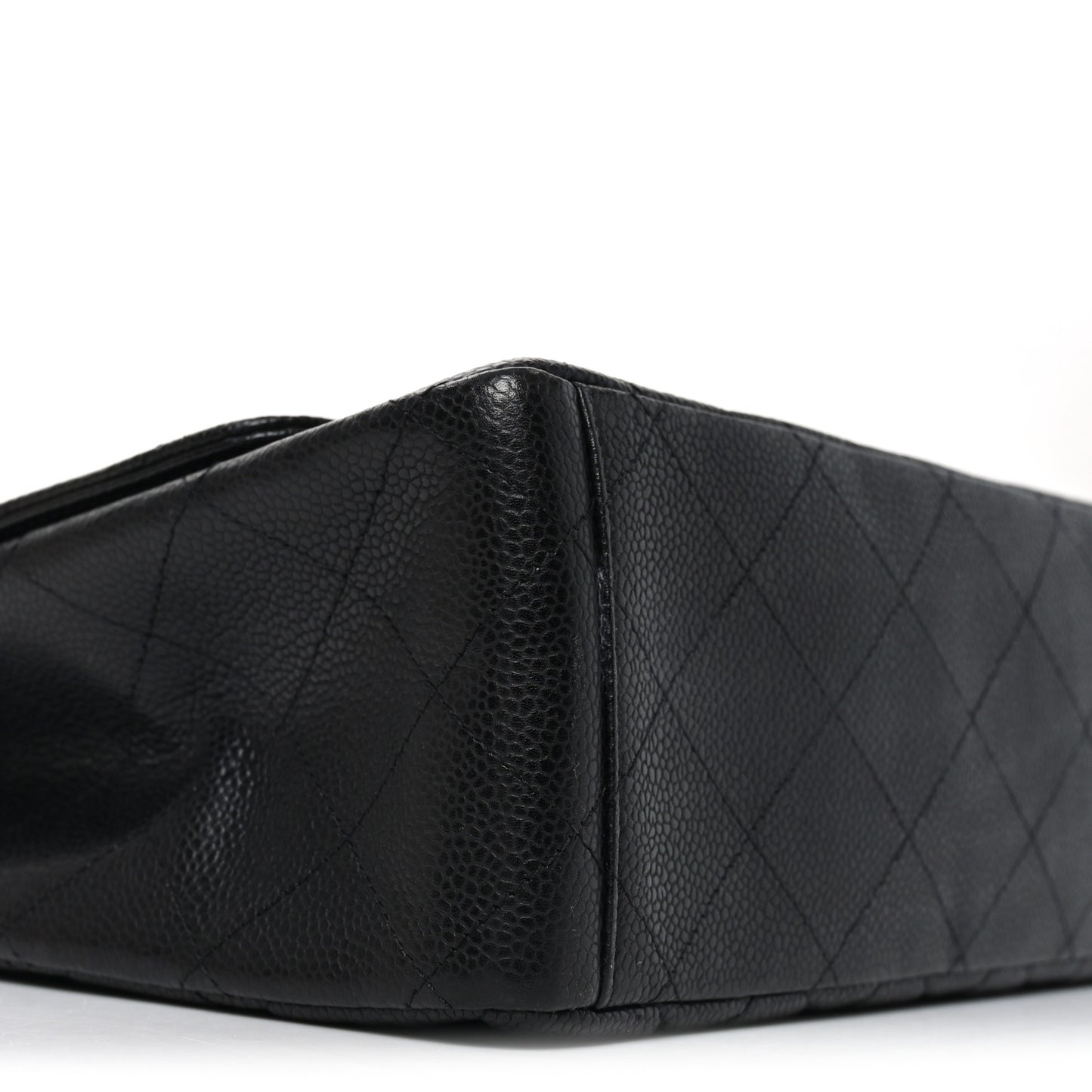 Caviar Quilted Maxi Single Flap Black