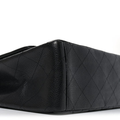 Chanel Caviar Quilted Maxi Single Flap Black 9 of 10