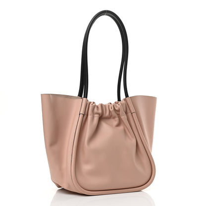 Proenza Schouler Calfskin Large Ruched Tote Peach 3 of 10