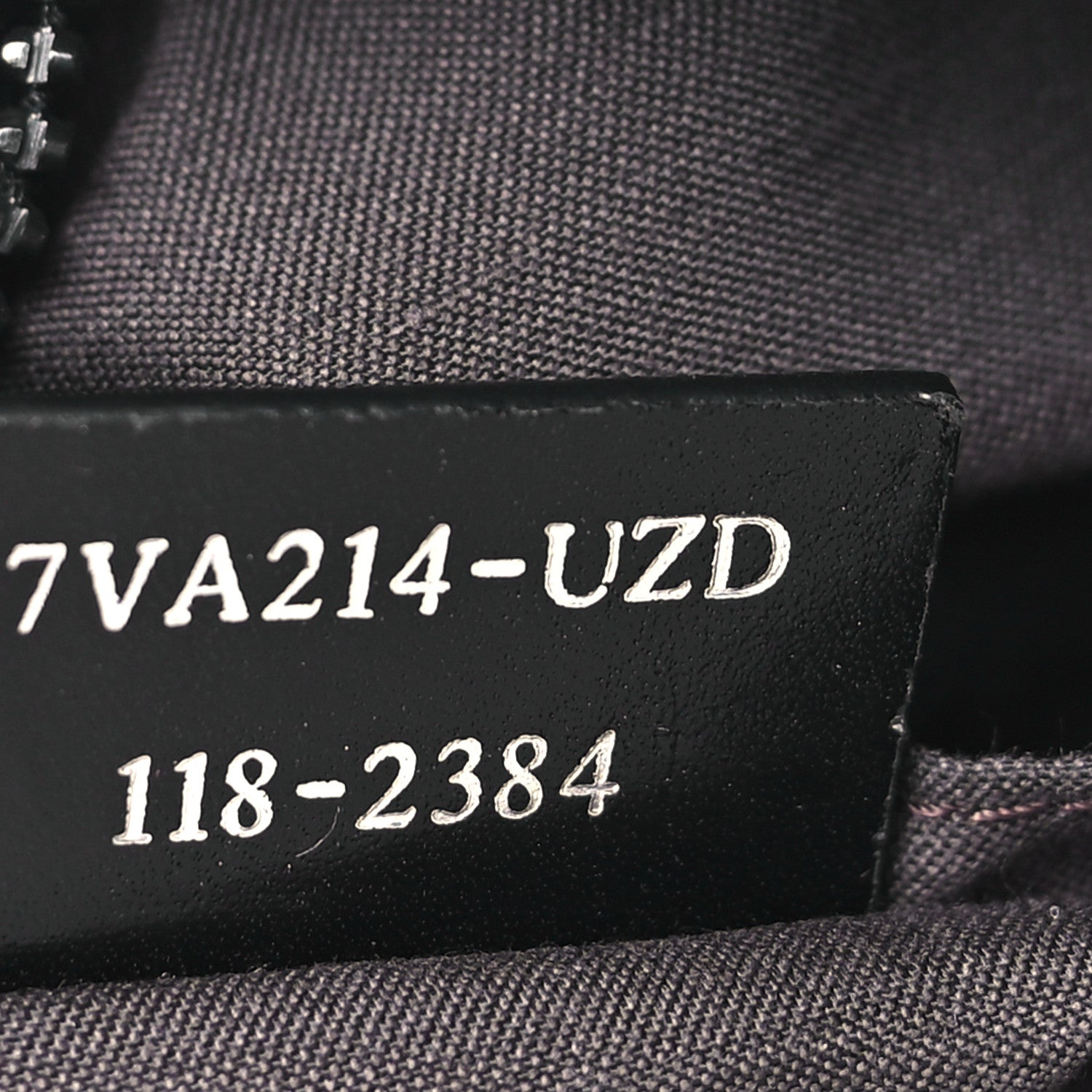 Fendi Zucca Spalmati Messenger Bag Black 7 of 10