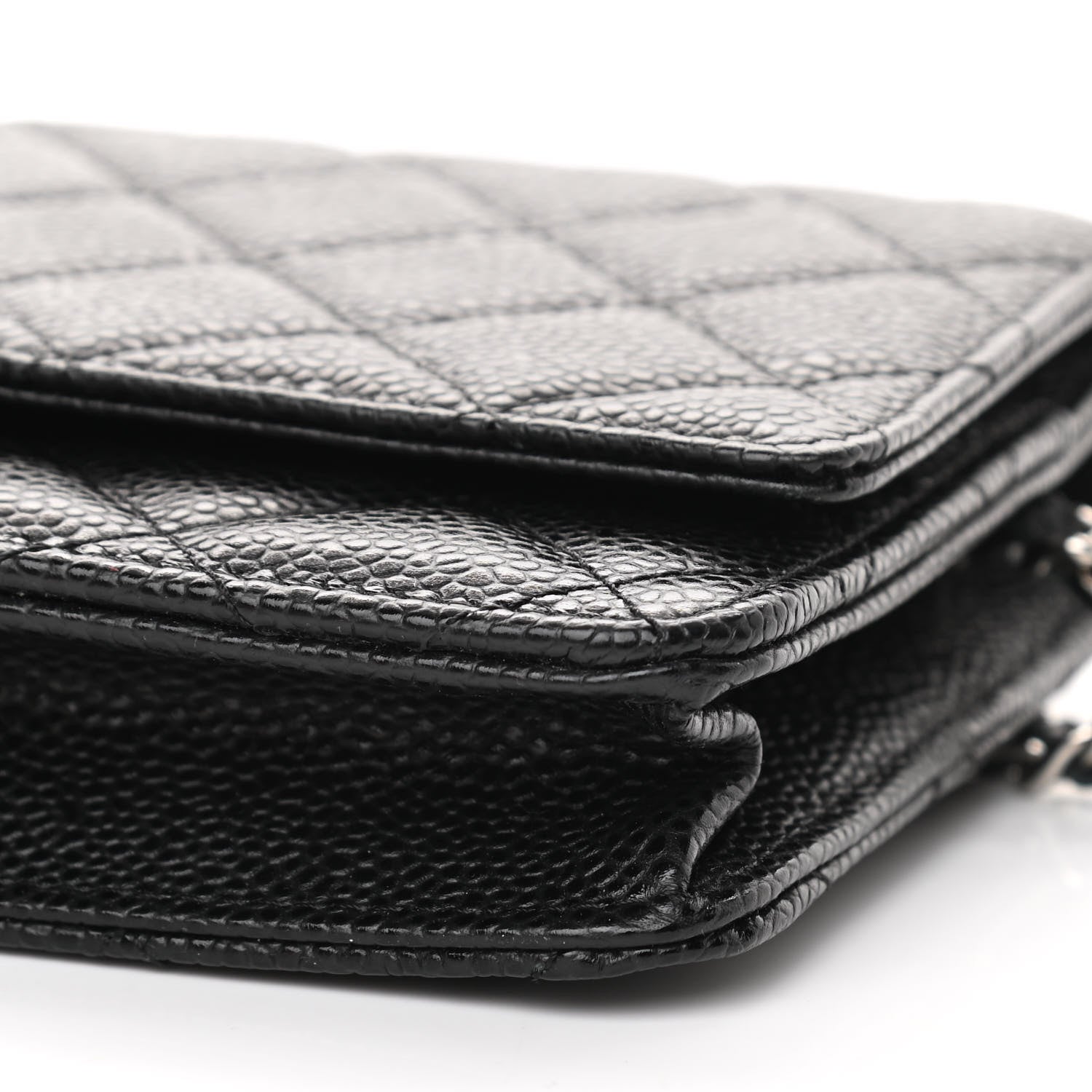 Chanel Caviar Quilted Wallet On Chain WOC Black 11 of 11
