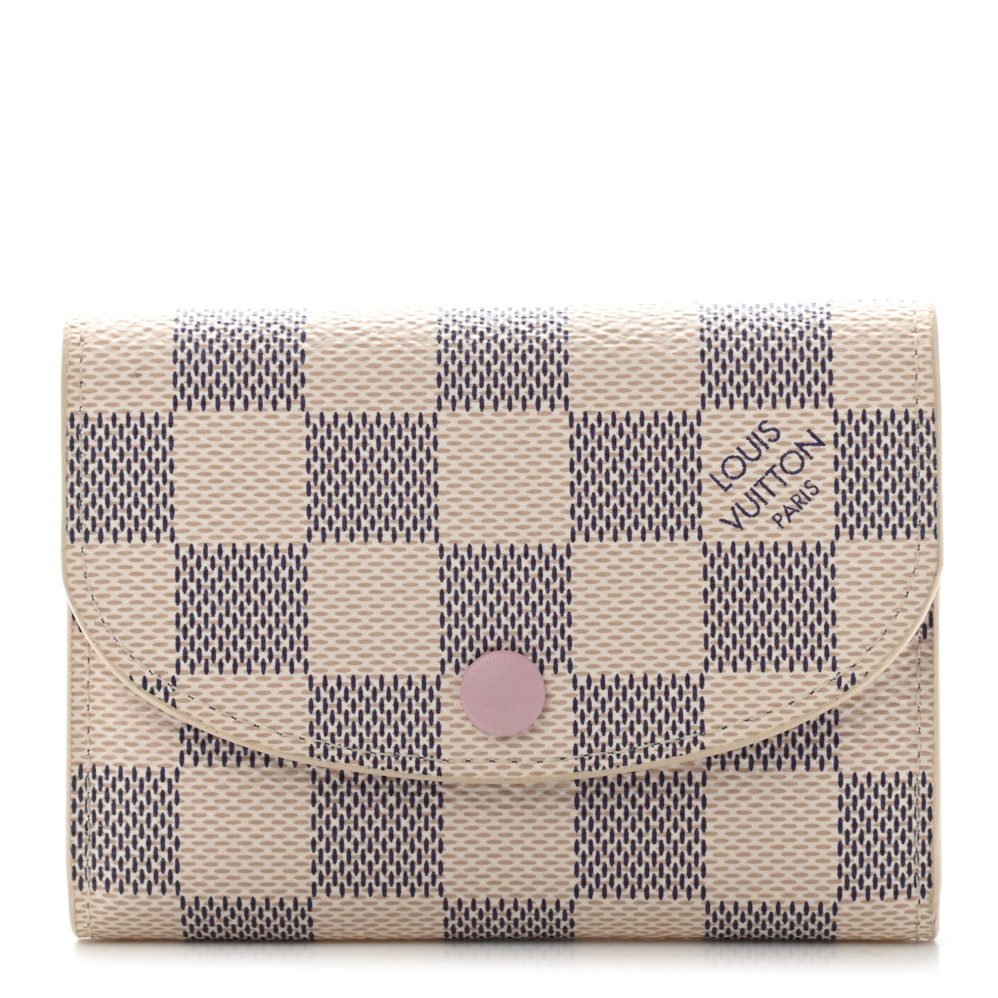 Damier Azur Rosalie Coin Purse Rose Ballerine