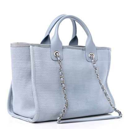 Chanel Mixed Fibers Small Deauville Tote Grey 4 of 10