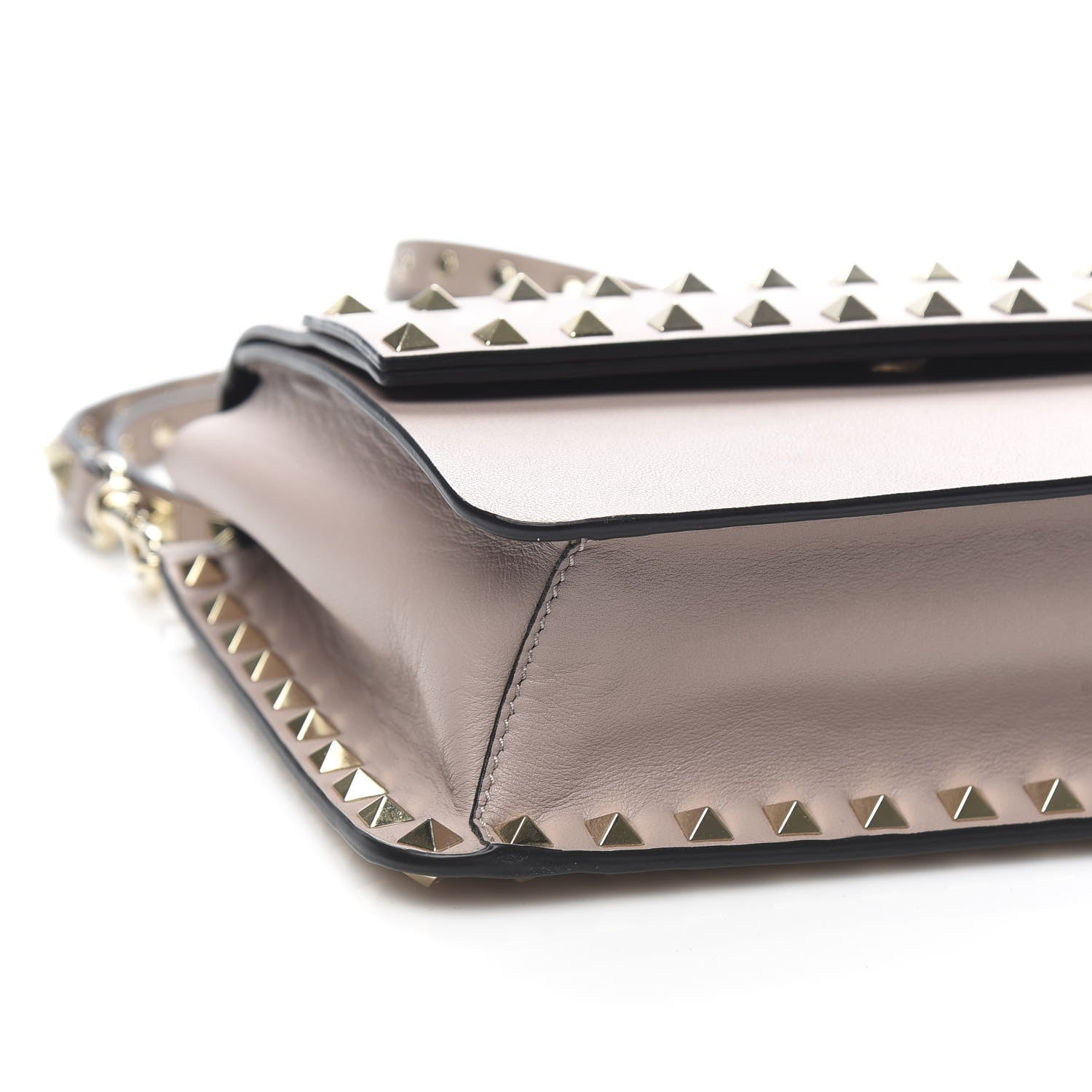 Valentino Garavani Vitello Rockstud Side Slip Crossbody Poudre 7 of 9