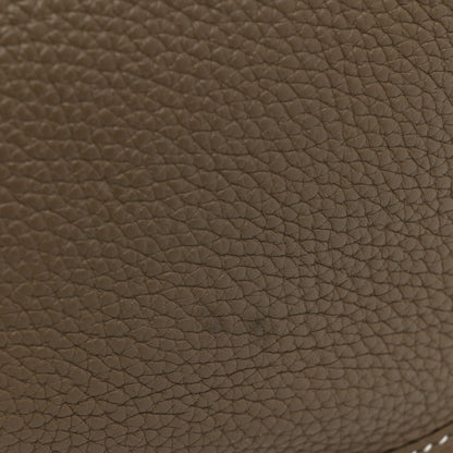 Hermes Taurillon Clemence Evelyne III PM Etoupe 11 of 13