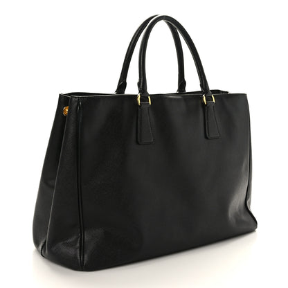 Prada Saffiano Large Galleria Double Zip Tote Black 3 of 10