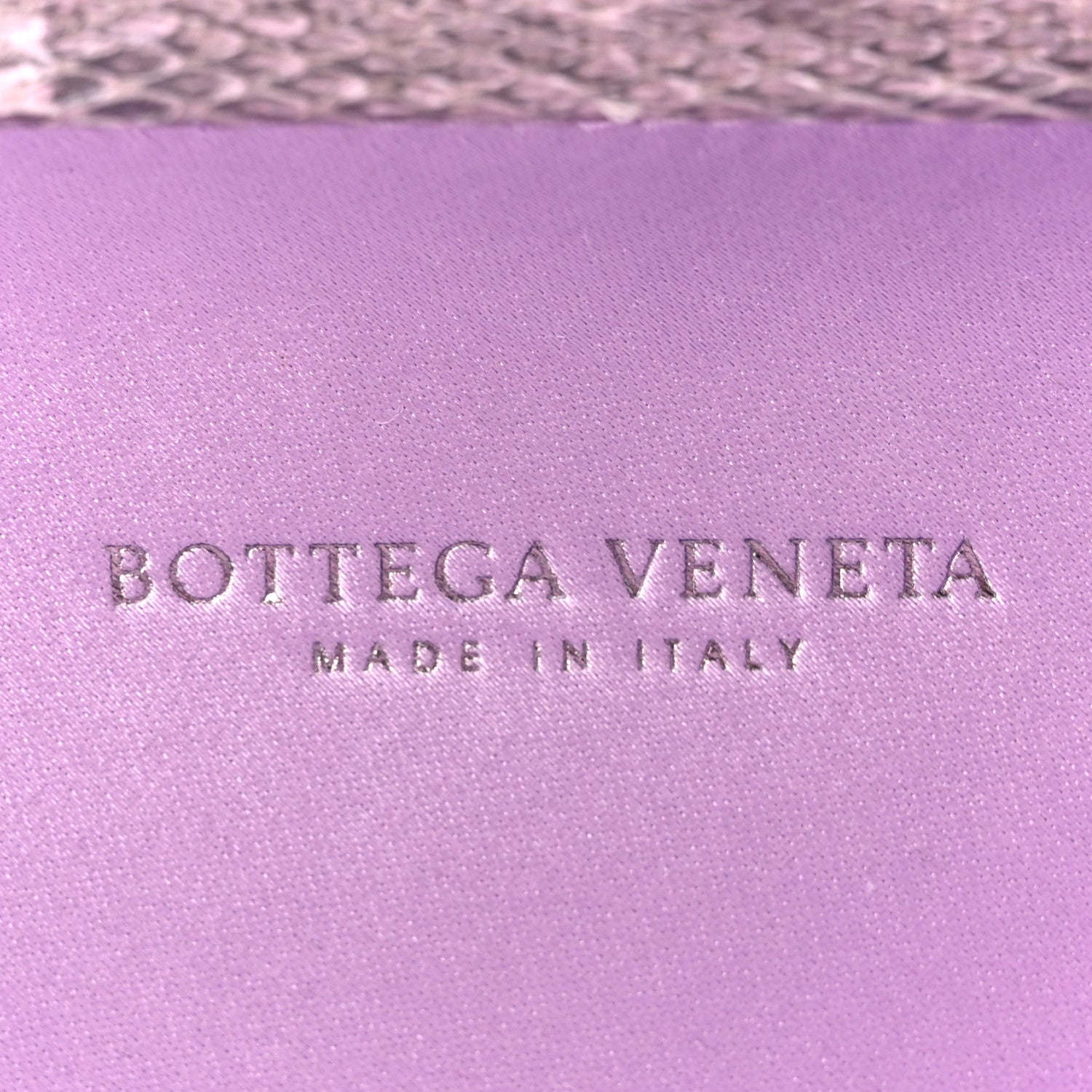 Bottega Veneta Satin Intreccio Impero Ayers Knot Clutch Lilac 6 of 9
