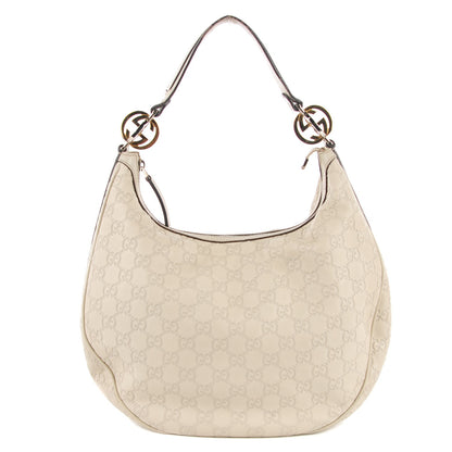 Gucci Guccissima Medium GG Twins Hobo Off White 1 of 7