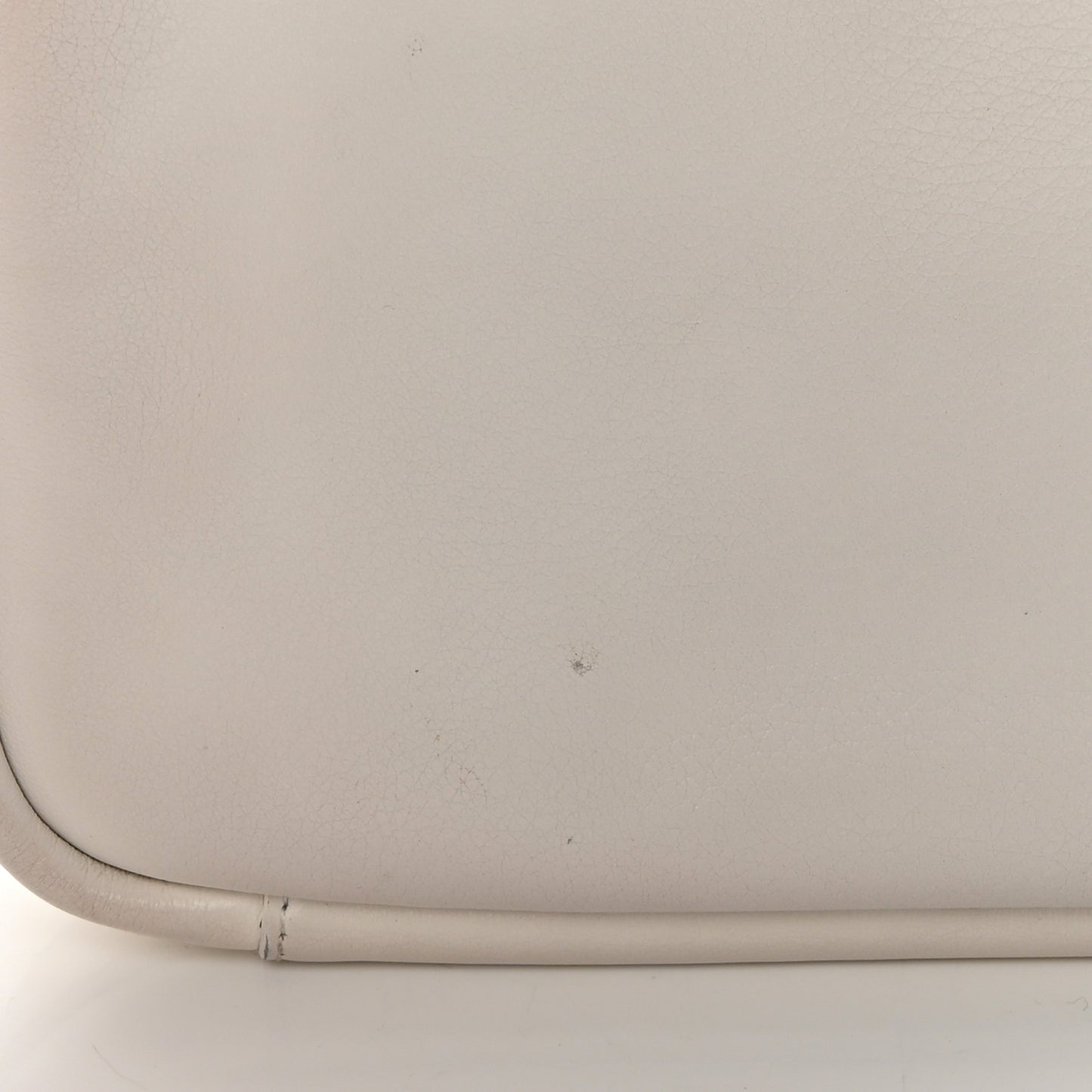 Calfskin Logo S Everyday Camera Bag White