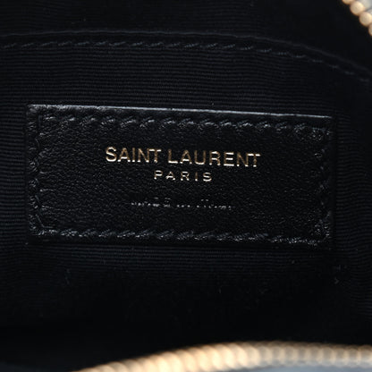 Saint Laurent Calfskin Matelasse Monogram Lou Belt Bag Smog 6 of 9