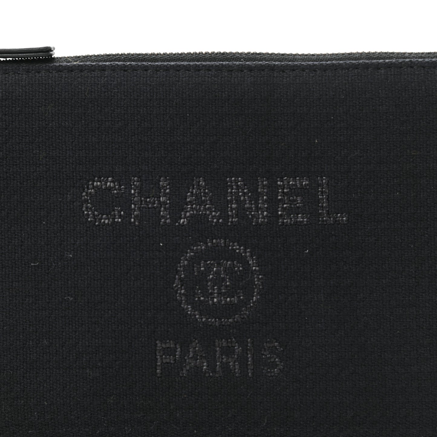 Canvas Small Deauville Pouch Black
