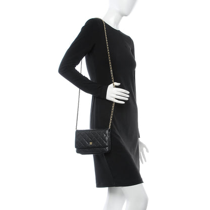Chanel Caviar Quilted Wallet On Chain WOC Black 2 of 9