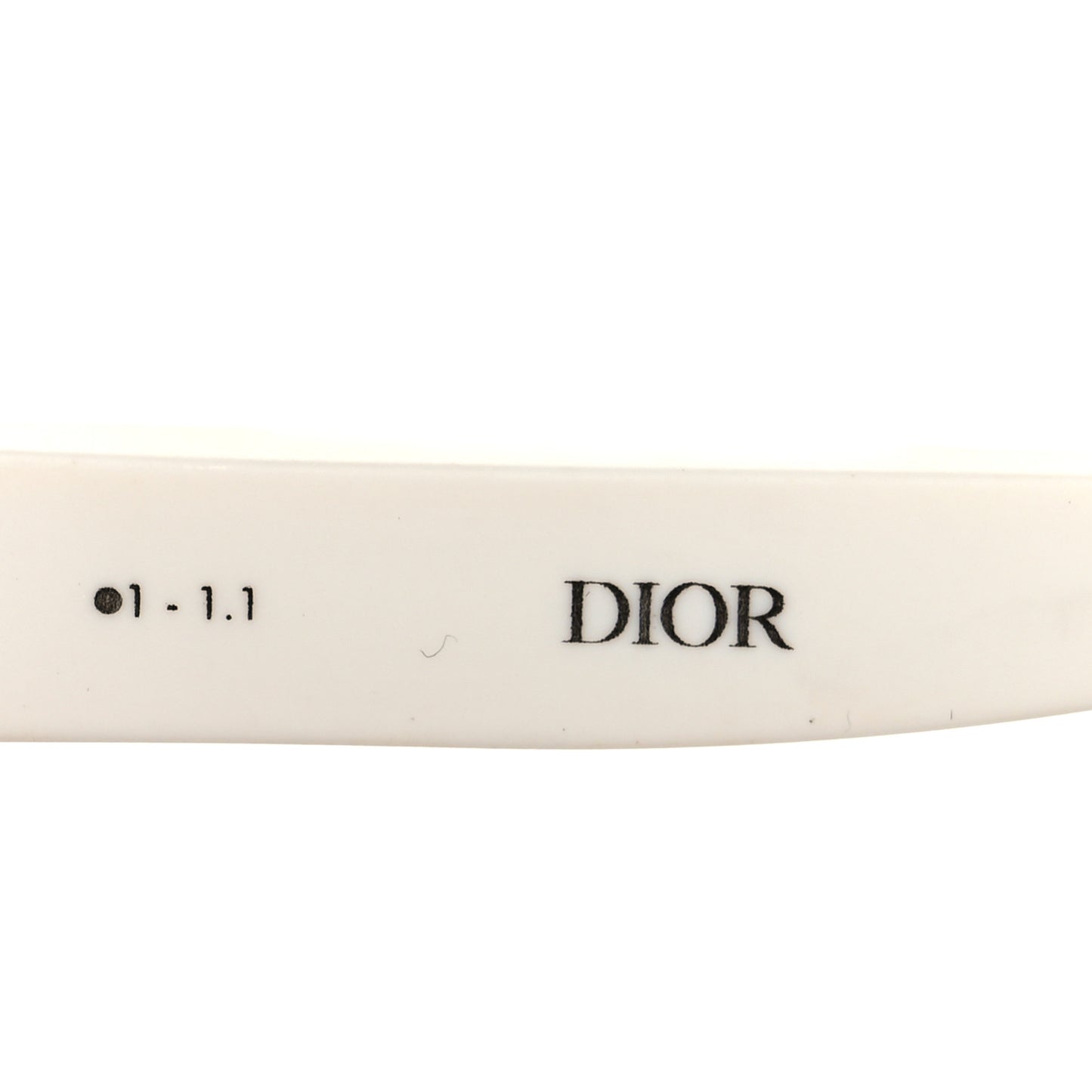 Oblique Diorclub M1U Mask Sunglasses White