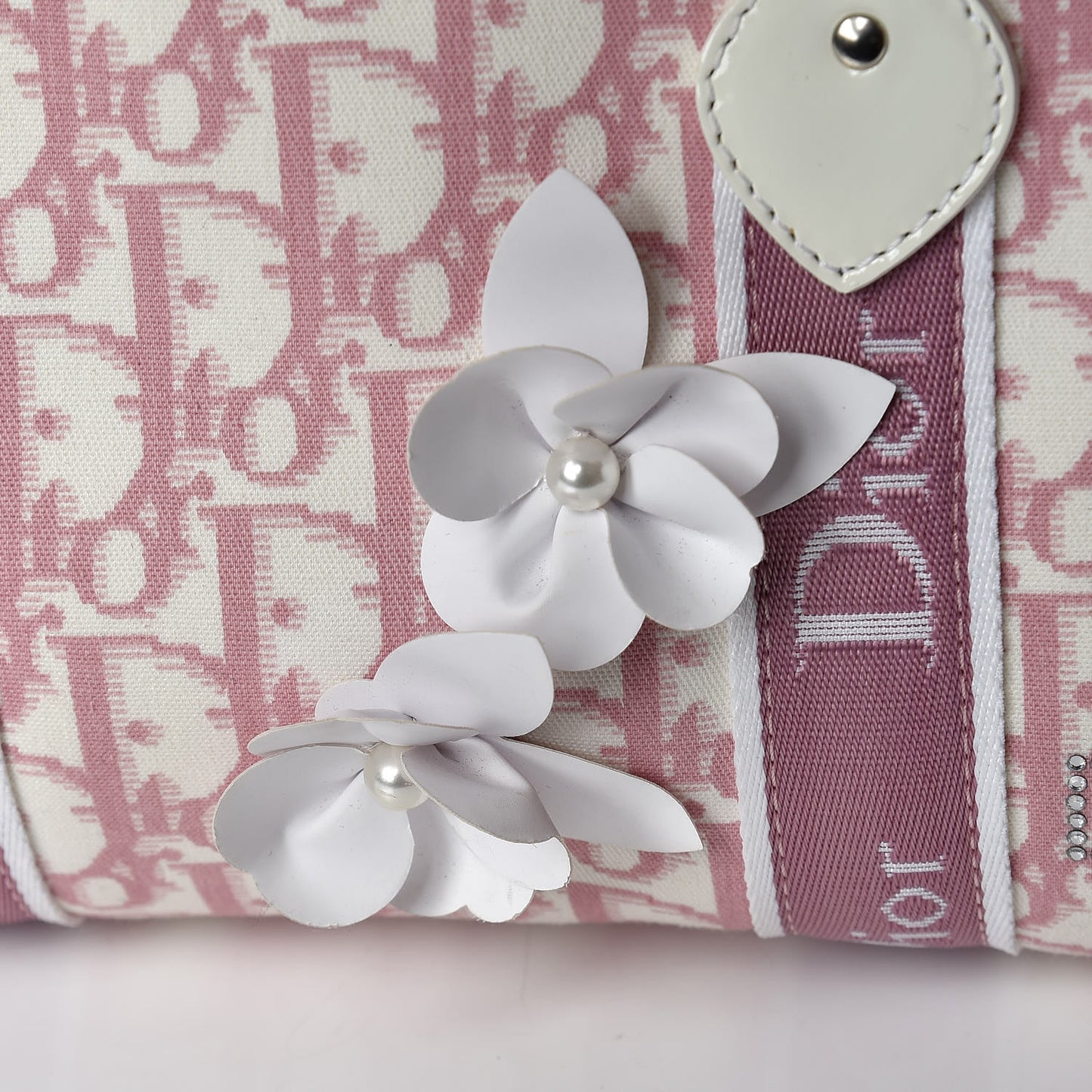 Monogram Girly Boston Pink