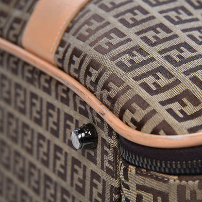Fendi Zucchino Large Travel Bag Tan 20 of 21