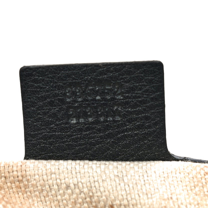 Gucci Pebbled Calfskin Medium Soho Flap Crossbody Black 7 of 20