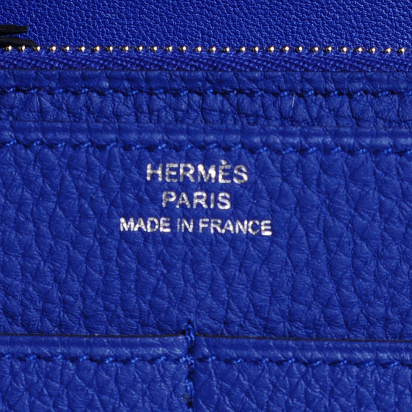Togo Dogon Duo Wallet Bleu Electrique