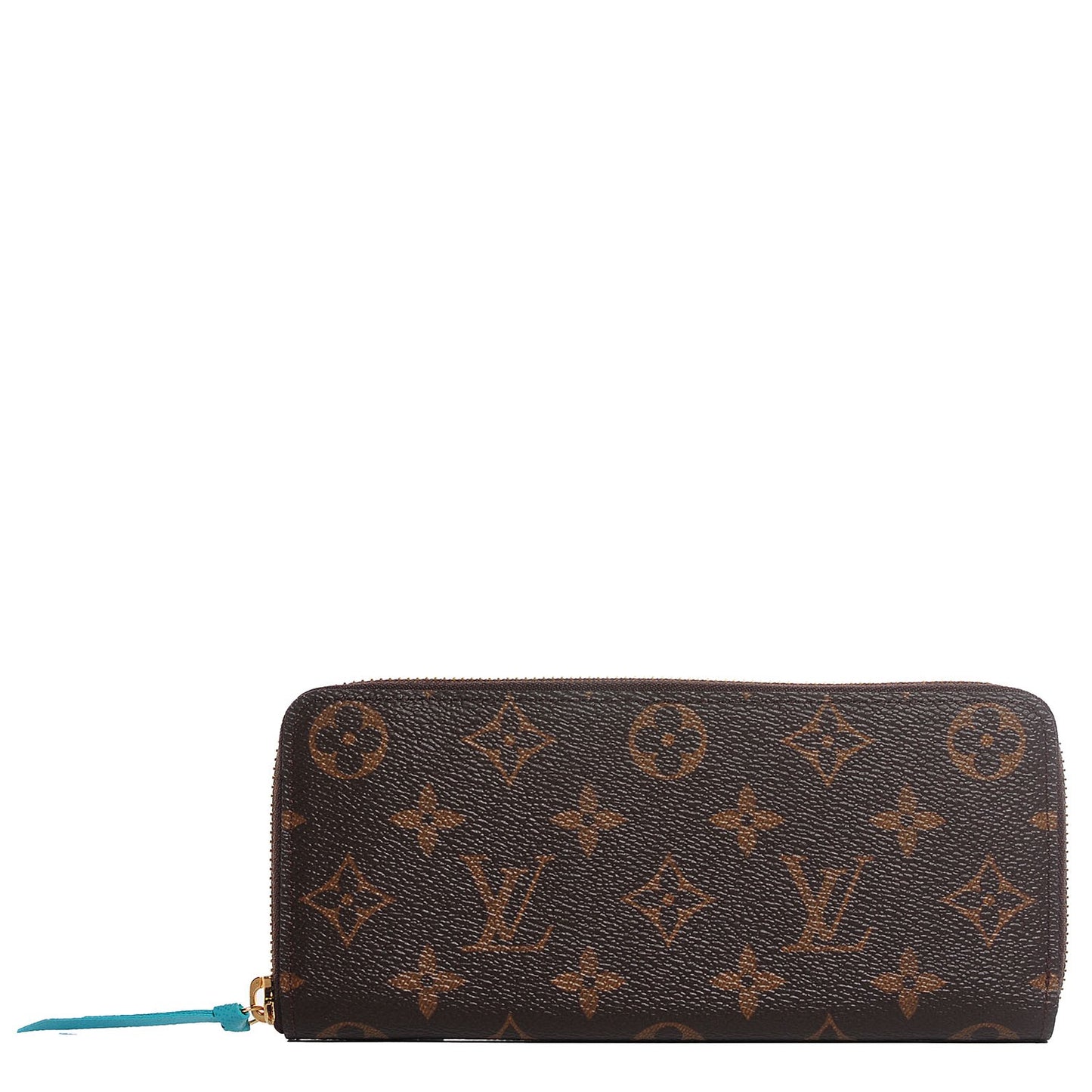 Monogram Clemence Wallet Turquoise