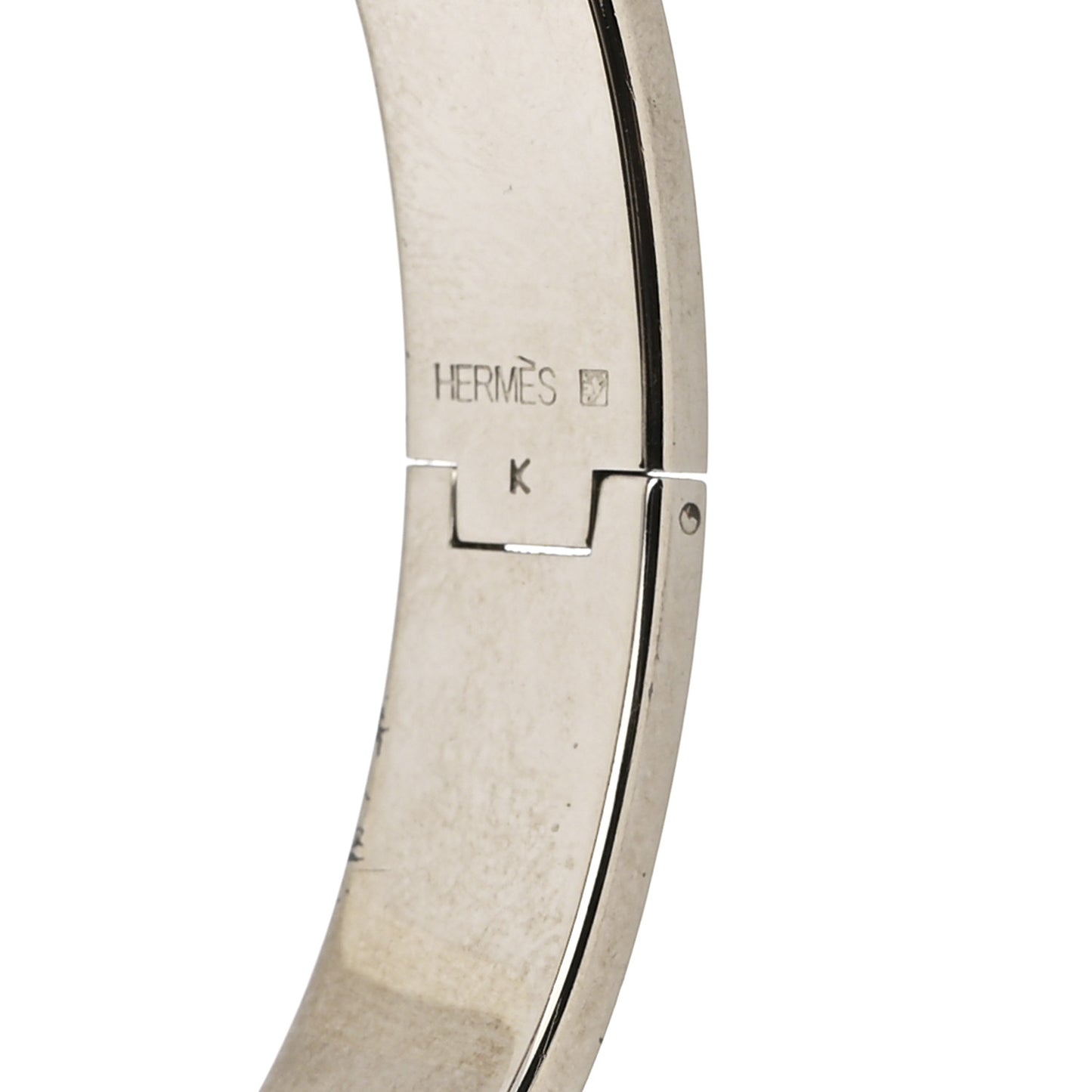 Enamel Narrow Clic Clac H Bracelet GM Black