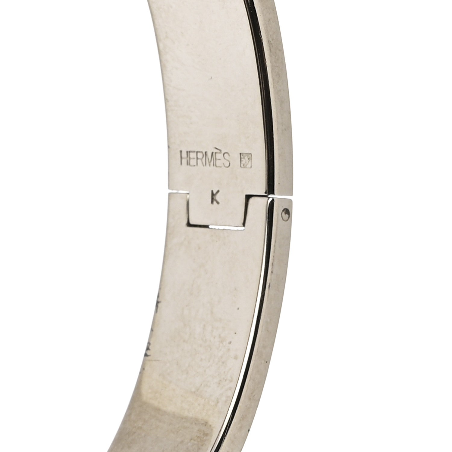 Hermes Enamel Narrow Clic Clac H Bracelet GM Black 4 of 4