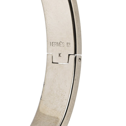 Hermes Enamel Narrow Clic Clac H Bracelet GM Black 4 of 4