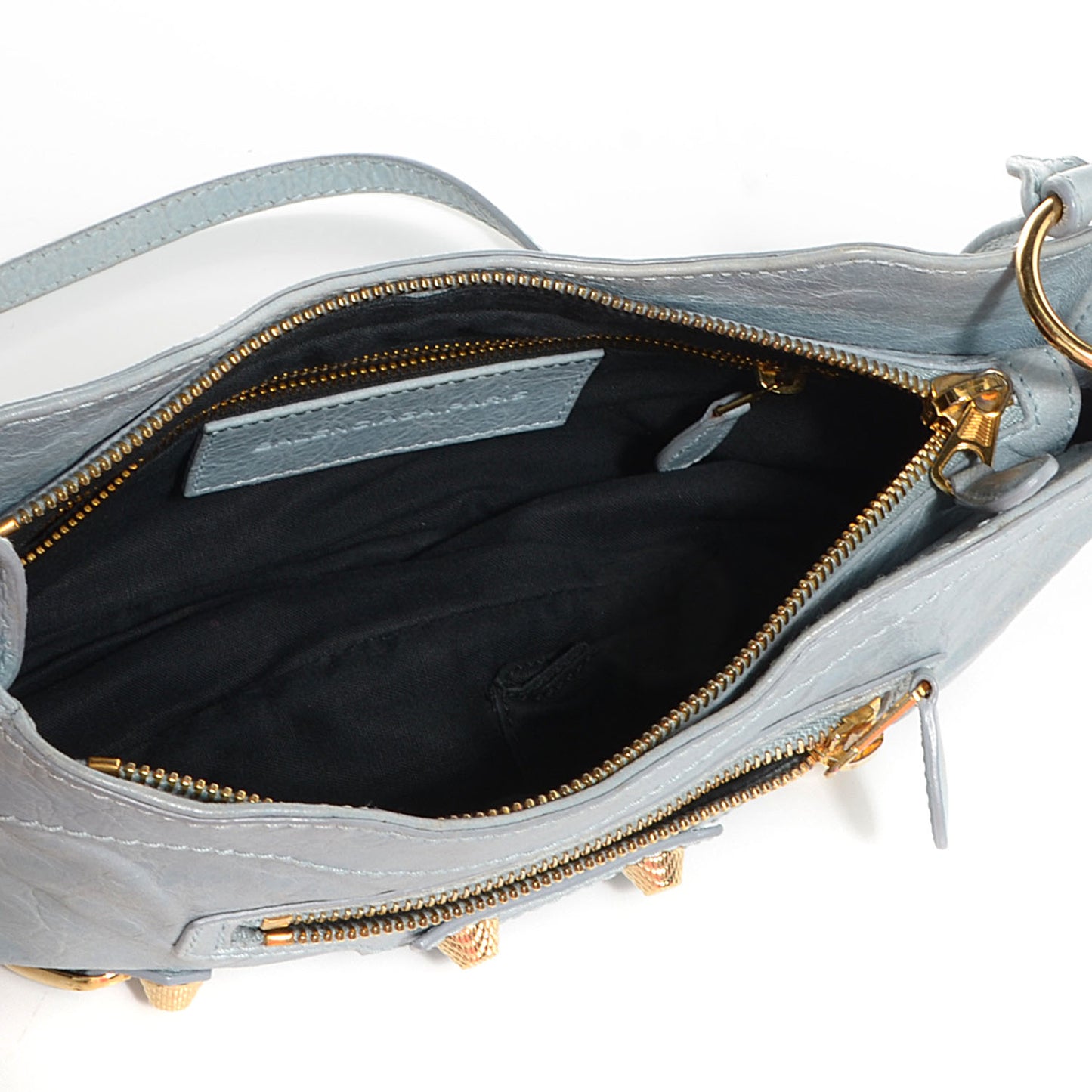 Agneau Giant 12 Gold Hardware Hip Bleu Acier