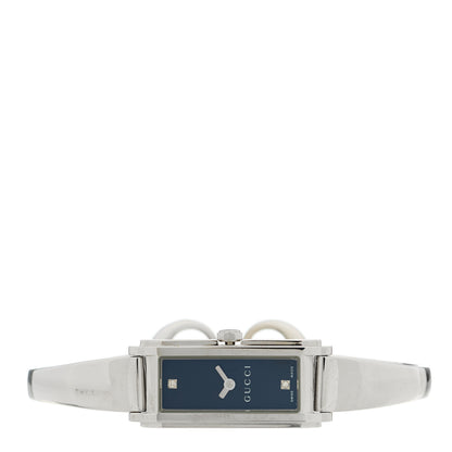 Gucci Stainless Steel Diamond 14mm 109 Horsebit Quartz Watch Black 2 of 5
