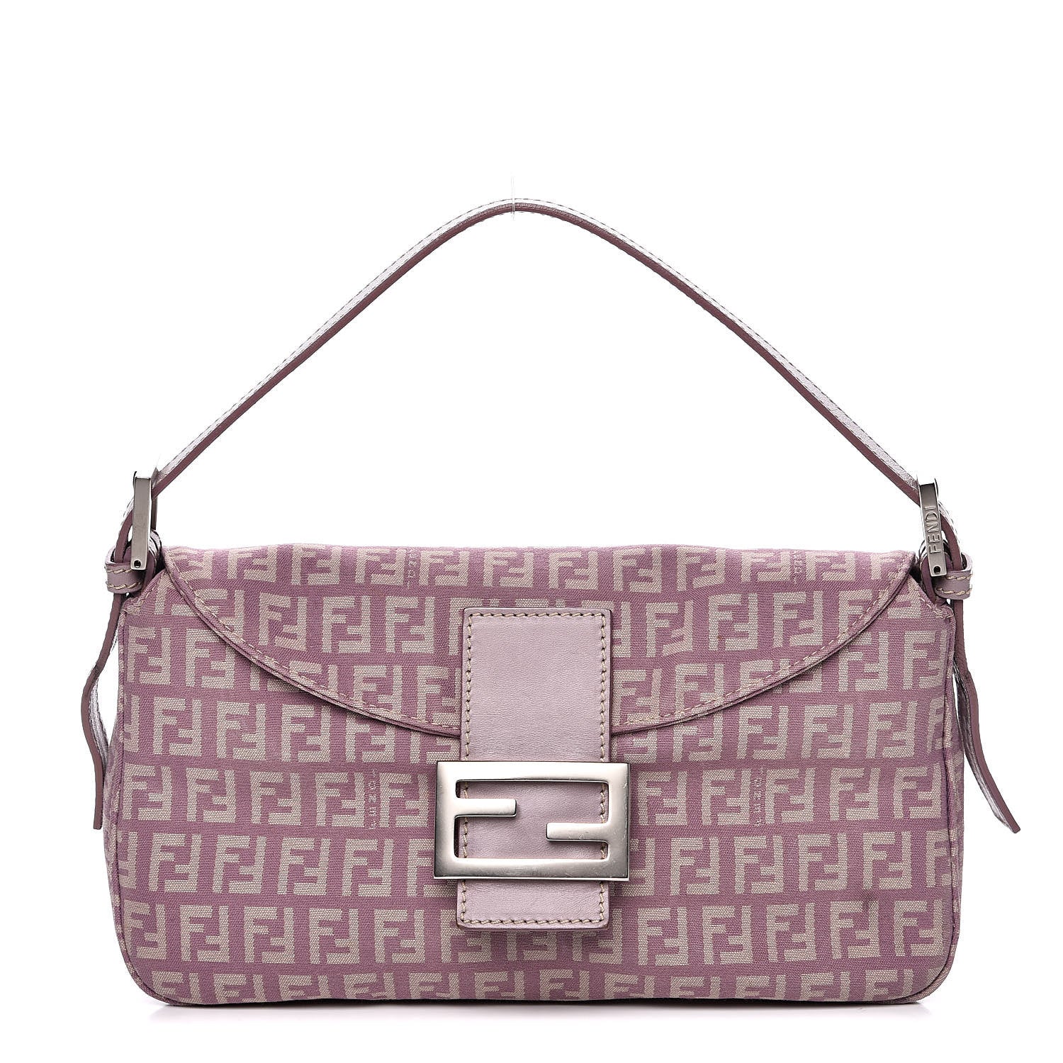 Fendi Zucchino Cuoio Baguette Lilla 1 of 10