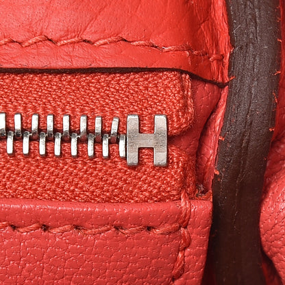 Hermes Taurillon Clemence Kelly Retourne 28 Rouge Tomate 20 of 37