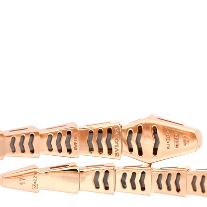 Bulgari 18K Rose Gold Serpenti Viper Bracelet M 3 of 4