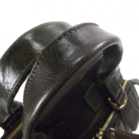 Chloe Leather Large Quilted Bay Tote Brown 6 of 11