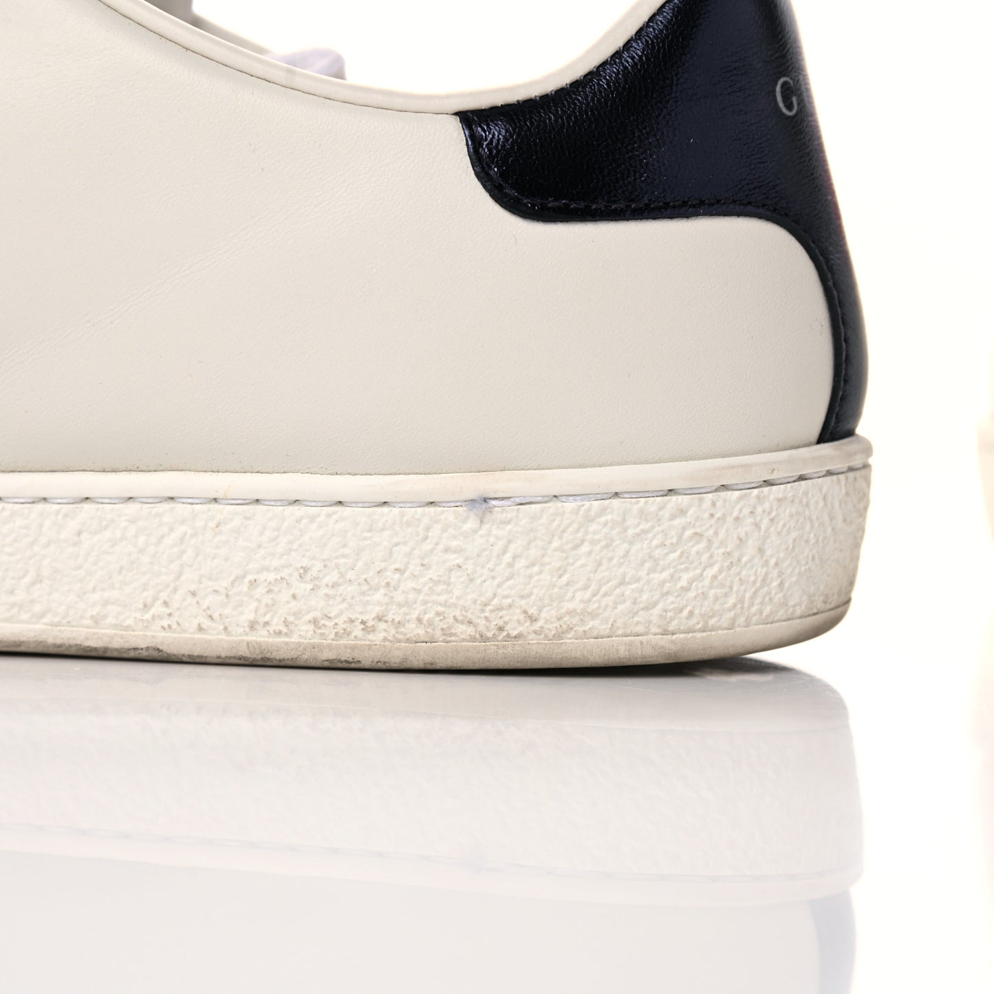 Calfskin Nappa Web LOVED Embroidered Womens Ace Sneakers 39 White Red Flame Notte