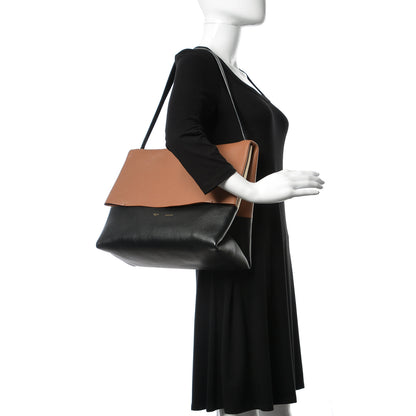 Celine Calfskin All Soft Shoulder Bag Tan 2 of 14
