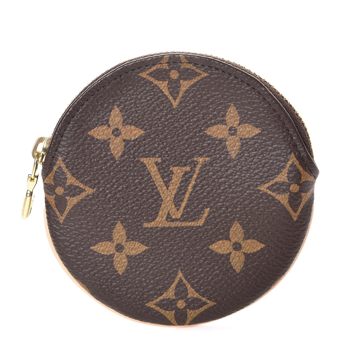 Monogram Round Coin Purse