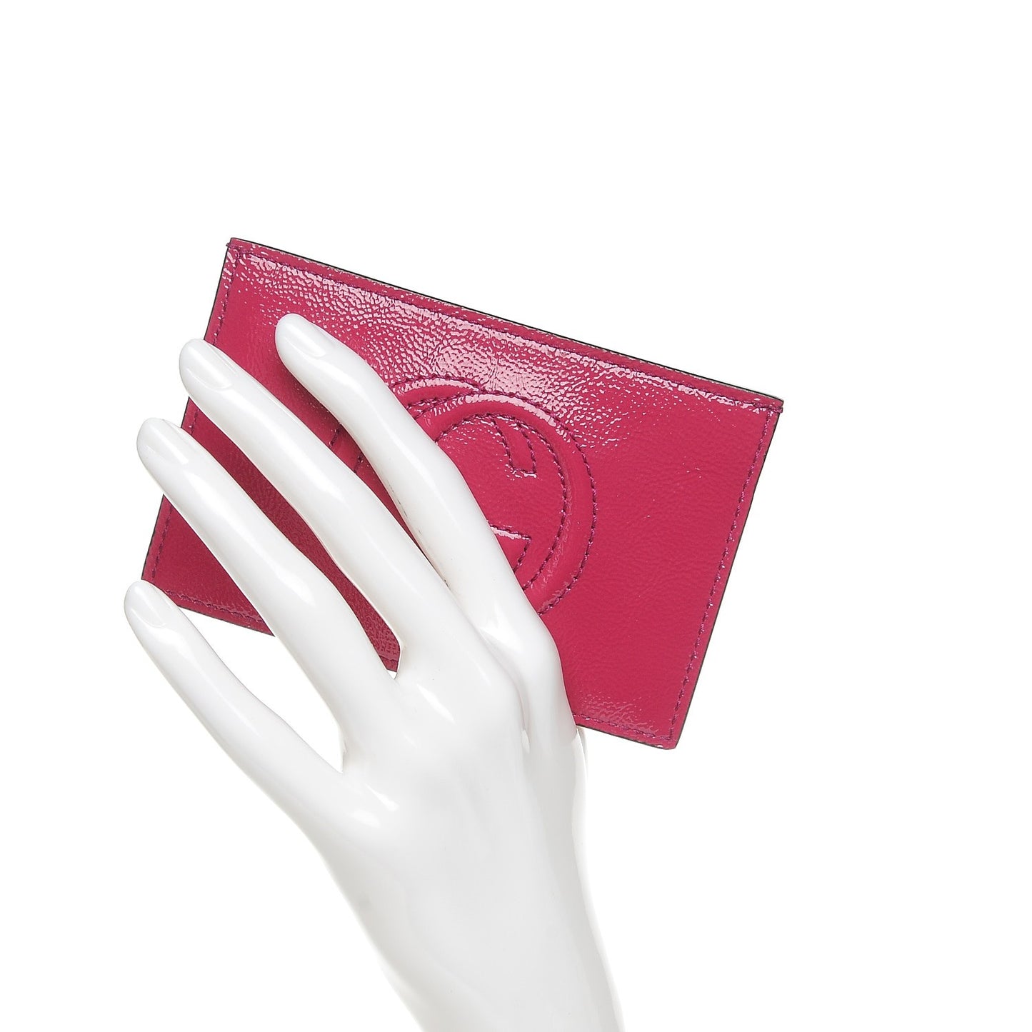 Patent Soho Envelope Card Case Bright Bougainvillea