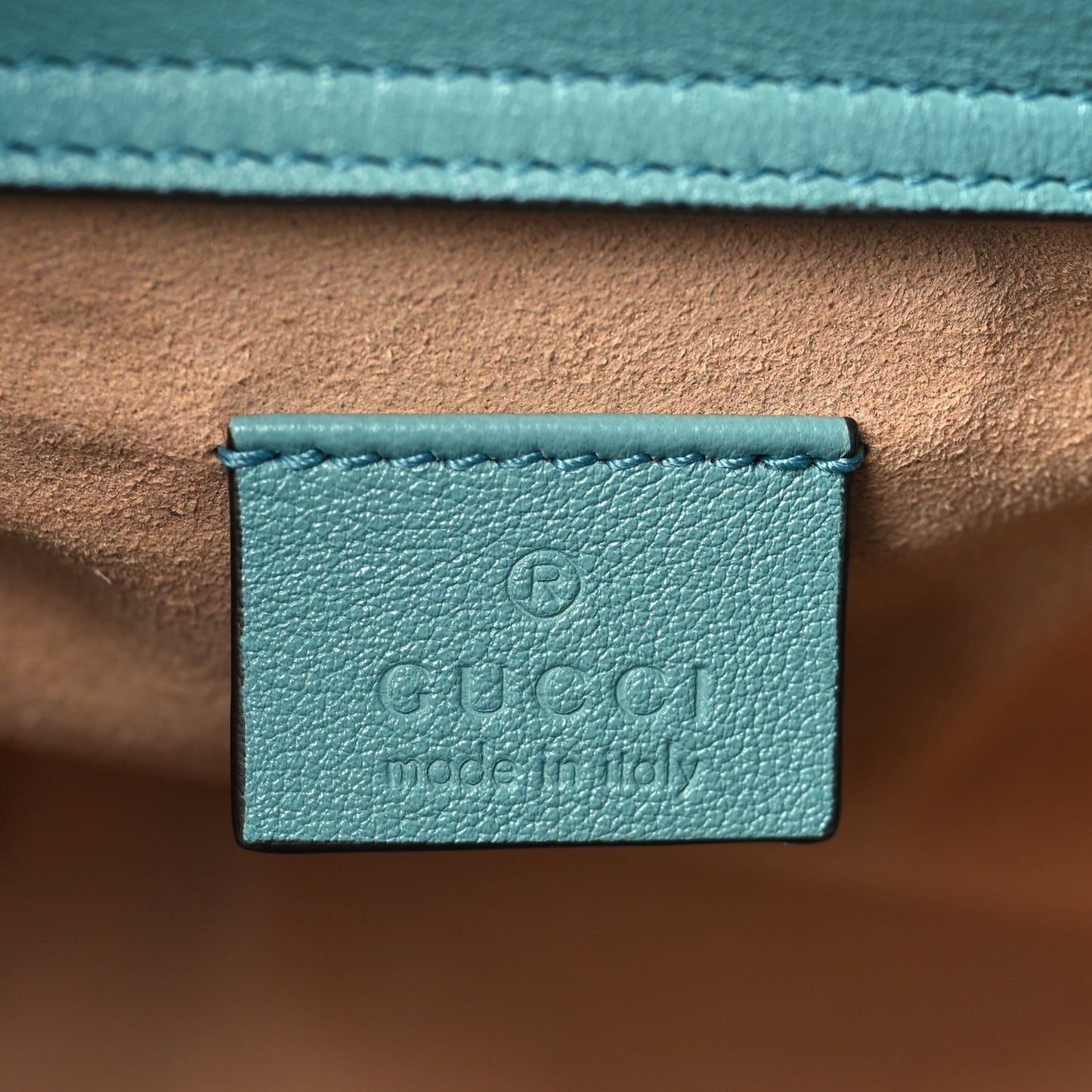 Wonka Grain Calfskin Mini Diana Tote Bag Dusty Azure Orange Fluo