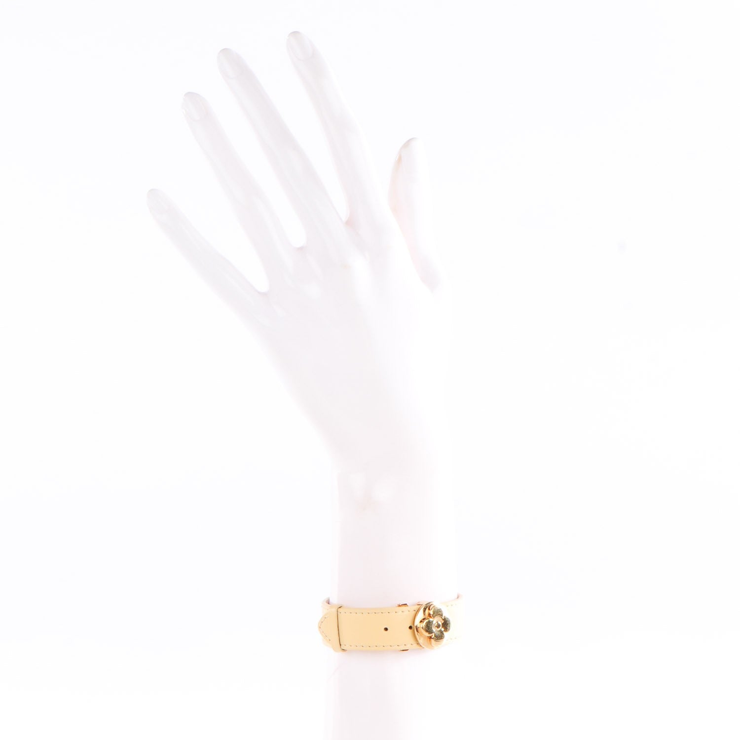 Louis Vuitton Mat Monogram Wish Bracelet Beige 2 of 7